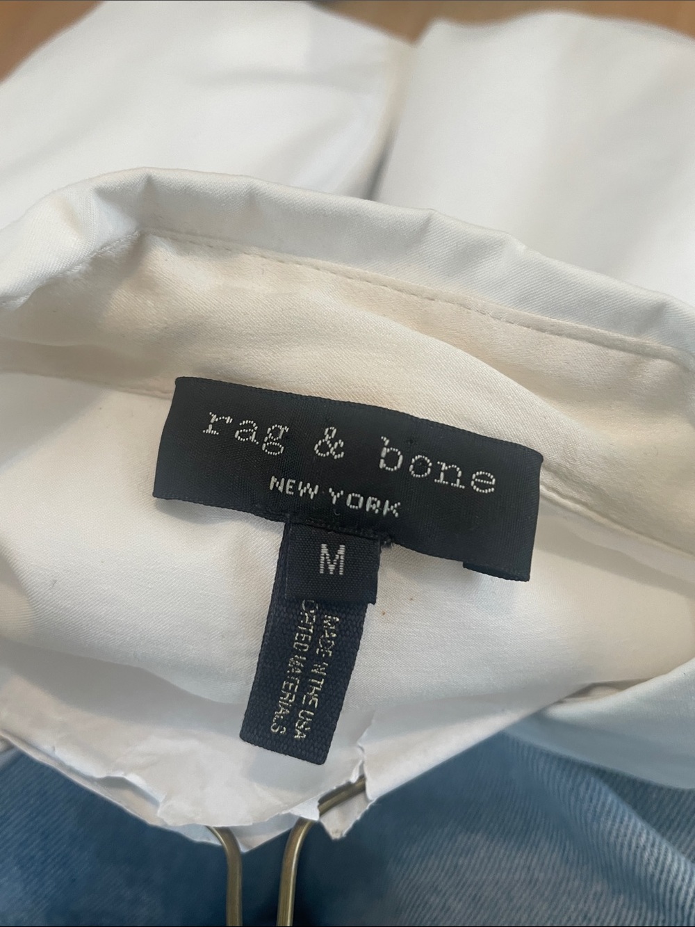 rag & bone Kids White Short-Sleeve Button-Front Shirt - Picture 2 of 3